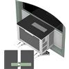Gocciolatoio AC in Schiuma per Alta Densità con Schienale Magnetico per Finestre