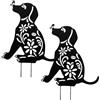 2 Pcs Cartello Cane Decorazione Del Arredamento Per Cani Esterno
