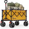 Sekey Carrello Pieghevole XXL 135L, Capacità di Carico 150KG, Ruote 17x8,5 cm co