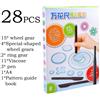 Bellissimo set righello a spirale stencil da disegno spirografo for disegni
