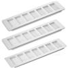 Copri sfiato in lega di alluminio 3pz 300mm x 80mm per scarpiere armadi cucina