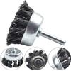 N/A Rimozione Filo for spazzola Perforazione Ruggine Metallo 0.6cm Gambo Grinder