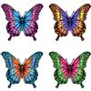 Dragonfly Wall Art Set 4 6,8 per x 7,9 in Metallo per Decorazione per giardino
