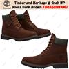 Timberland Stivali Timberland Heritage 6 pollici WP marrone scuro TB0A5RNWAMJ taglia uomo