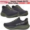 Saucony Triumph 24 GTX Ebony Fatigue S101651-1001 taglia uomo