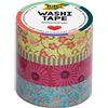 Folia 26405 Washi Tape - Set da 4 Nastri Adesivi Decorativi, Motivi: Cascata di Fiori