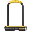 ONGUARD 45008010C Combo Std - Lucchetto a U per Bicicletta, 11,4 x 22,9 cm, Colore: Nero/Giallo