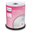 Philips DVD-R vergini Philips DM4S6B00F 4,7GB, 120min. in campana da 100 pezzi