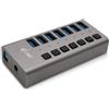 i-tec U3CHARGEHUB7 Caricabatterie per dispositivi mobili Universale Grigio AC