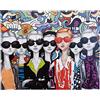 KARE Design Quadro Acrilico Sunglasses, Multicolore, 150x120cm, Dipinto a Mano, Stile Pop/Moderno