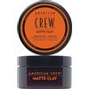 American Crew Matte Clay, Cera Capelli Uomo, Tenuta Medio/Alta & Finish Opaco, D