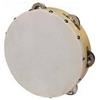 BEAT UP ST709 - Tamburello in legno 24 cm. con pelle e 6 piattini