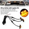 Topteng 3X Front Bumper Hood Grille LED Lights per Toyota Tacoma 01-11 16-23 TRD PRO T9