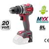 Yamato trapano A PERCUSSIONE a batteria "CDP 20 BLK" yamato MYX
