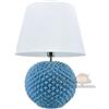 Sofia Lampada lume da tavolo abatjour in ceramica palla pigna design moderna comodino