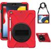 Cover per Ipad 9/8/7 Gene 10,2 Pollici (2021/2020/2019), Rosso