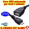 CAVO FEMMINA MICRO-USB USB OTG COMPATIBILE CON NEXUS Y DUOS XOOM ARCHOS