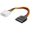 Cavo adattatore sdoppiatore alimentazione per PC da Ide Molex 4 Pin a 1 Sata