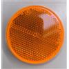 Kit 2 pz Catadiottro d60 Adesivo Catarifrangente arancione Camper Camion Caravan