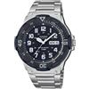 Casio Orologio Uomo CASIO MRW-200HD-1BVDF Bracciale Acciaio Nero Sub 100mt