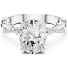 Senza marchio Anello ovale certificato 2,6 ct diamante coltivato in laboratorio anniversari...