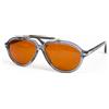 Persol Occhiali da sole Persol Senna PO0202S grigio/arancione 57-13-140 mm con custo...