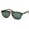 Persol Occhiali da sole Persol PO3235S avana/verde 55-20-145 mm con custodia nuovi
