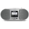 Technisat 0001/3952 Digitradio 1990, stereo boombox, argento