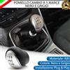 ESL POMELLO LEVA CAMBIO A 5 MARCE NERO E CROMATO PER FORD FIESTA MK6 RESTYLING