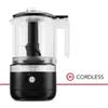 KitchenAid 5KFCB519EBM Nero Opaco Food Processor Senza fili 1,19 l Garanzia Uffi