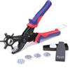 Details In Description Pinza fustellatrice a 6 fori per pelle, tessuto, plastica, acciaio