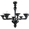 Arte di Murano Lampadario Moderno di Design in Vetro di Murano Fatto a Mano in Italia 8 Luci
