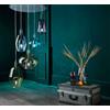 Arte di Murano Lampadario moderno in Vetro di Murano sospeso da soffitto 5 LED made in Italy