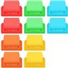 Eurowagens 100 Pezzi Tab File Folder 3,15 Pollici Tab File Folder Appesi