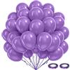 Trimming Shop 25.4cm Palloncini IN Lattice con Nastro Elio Festa Decorazione 100 Confezione