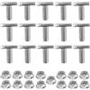 Eurowagens 15Pcs T Fessura Bullone Replacementm8 X 20 Viti 70 Ferroviario Pista Viti Pista