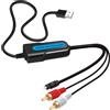 Cavo da Toslink a RCA 192 kHz Cavo Convertitore Audio Basso Profilo per Desktop