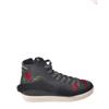 Leather Crown Donna Scarpa sneakers alta nero