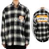vetements Check Shirt with Name Tag in White 58846055 [U]