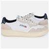 AUTRY 22 S/S Men's Mesh Suede Medalist Lowtop (White/Navy) AULM 54757785 [U]