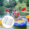 12Pcs Stainless Steel Kayak Pad Eyes Fixing Rings Silver for Deck