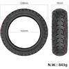 Pneumatico Tubeless 10x2,5-6,5 Pneumatico per ricambi Gomma Autoriparazione