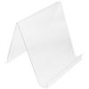Clear Acrylic Book Rack Reusable Desktop Holder for Books and Documents
