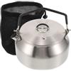 Silver Stainless Steel Tea Kettle for Camping Home Portable Durable Hiking Use