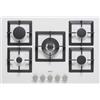 Elleci Piano cottura gas 5 zone PLANO G68 Bianco (75cm)