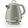 Ariete 2868 Vintage 1L Bollitore Elettrico di Design in Acciaio Inox per Infusi,