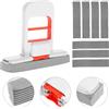 Foldable Mini Sponge Mop White Portable Desktop Mop Easy Squeeze No Hand Wash