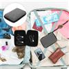 Multi Functional Grey Electronic Organizer Case Reusable Digital Accessories Bag