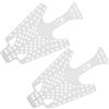 Durable White PVC Shoe Stretcher for Diving Fin Inserts Reusable Gear