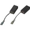 vhbw 2 Spazzole carbone per Bosch 11224 VSRC 0 611 259 310